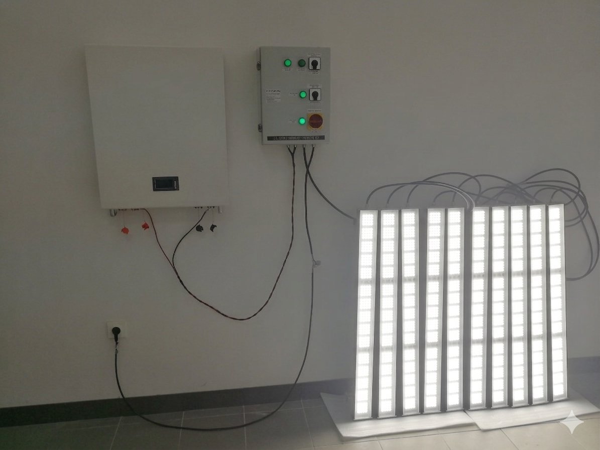 Complete emergency LED system installation
